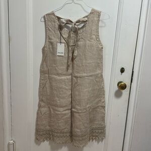 Pure Linen summer dress.
